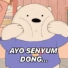 AYO SENYUM
DONG...