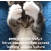pensamentos loukos intrusivos paranoikos aaaaaa loukura loukura loukura
