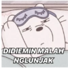 DIDIEMIN MALAH
NGLUNJAK
