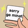 sorry
ga minat