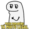 פס MEUS PARABÉNS TÁ MUITO LEGAL