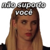não suporto você