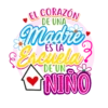 EL CORAZÓN DE UNA Madre ES LA Escuela DE UN NINO