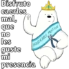 Disfruto
caerles
mal,
que
no
les
guste
mi
presencia
HONORABLE MENTION