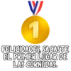 1
FELICIDADES, SACASTE
EL PRIMER LUGAR DE
LAS CORNUDAS.
