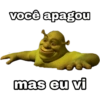 você apagou
mas eu vi