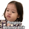 Pengen
Ketemu titik
