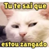 Tu te sai que
estou zangado