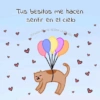 > ร Tus besitos me hacen sentir en el cielo Frases de un chico Awijado, b
