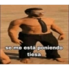 se me está poniendo tiesa