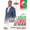 LABOUR PARTY GRV FORWARD EVER O'JR LAGOS your LABOUR SHALL NEVER BE IN VAIN GBADEBO RHODES - VIVOUR FOR GOVERNOR
