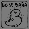 NO SE BAÑA
B