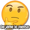 Ō
Dejame lo pienso