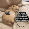 eu @saddemais o lugar que estou guardando pra ficarmos abraçadinhos