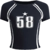 Kaos crop top  11