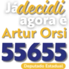 Jádecidi agora é Artur Orsi 55655 Deputado Estadual