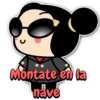 Montate en la nave