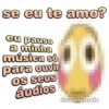 se eu te amo? eu pauso a minha música só para ouvir Os seus áudios @saddemais