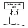 R SAHUR BARENG YUK!