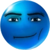 Blue emoji  12