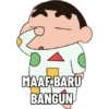MAAF BARU BANGUN