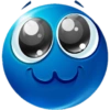 Blue emoji  10
