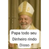 Papa todo seu Dinheiro rindo Deslize Disso