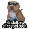 Sin faltar el respeto eh