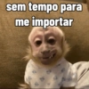 sem tempo para me importar