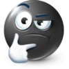 Black Emoji 🌚 9