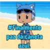 #Finalmente
paz da caneta
azul!