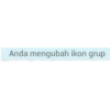 Anda mengubah ikon grup