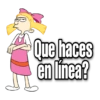 Que haces
en línea?