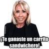 of
Te ganaste un carrito
sandwichero!
