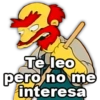 7 Te leo pero no me interesa