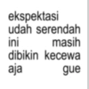 ekspektasi udah serendah ini masih dibikin kecewa aja gue