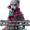 Cuando recomiendo té de miel con limón para la tos