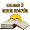 nunca li tanta merda