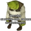 desculpa eu resolvo tudo na base do afastamento