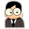 Stickers Asistente (Yes man) 17