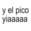y el pico yiaaaaa