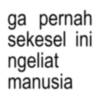 ga pernah sekesel ini ngeliat manusia