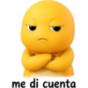 me di cuenta