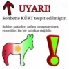 UYARI! Sohbette KÜRT tespit edilmiştir. Sohbet sakinleri acilen tartışmayı terk etmelidir. Bu bir tatbikat değildir.