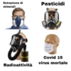 Estrazione di minerali Pesticidi Covid 19 virus mortale Radioattività