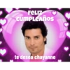 FELIZ
CUMPLEAños
te desea chayanne
