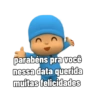 parabéns pra você
nessa data querida
muitas felicidades