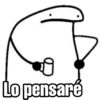 Lo pensaré