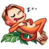 Monkey Sticker by* 13