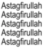 Astagfirullah Astagfirullah Astagfirullah Astagfirullah Astagfirullah